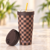 FrostBuddy To-Go Buddy 30oz - Espresso Checkered