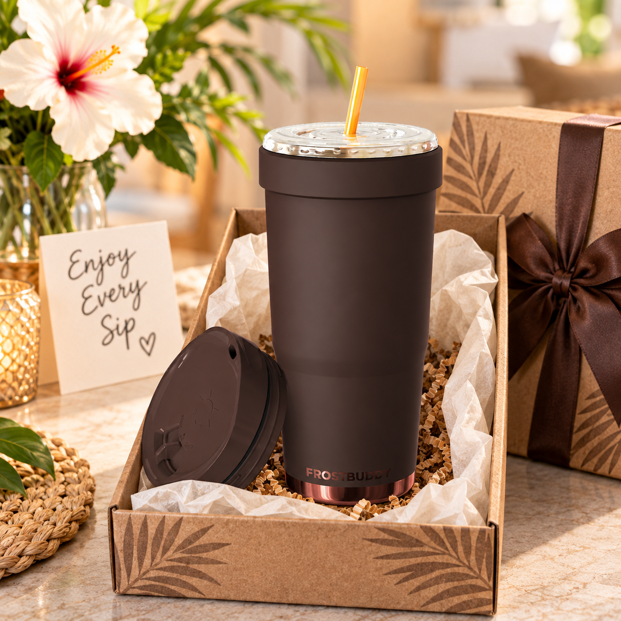 FrostBuddy To-Go Buddy 30oz - Espresso - Image 3