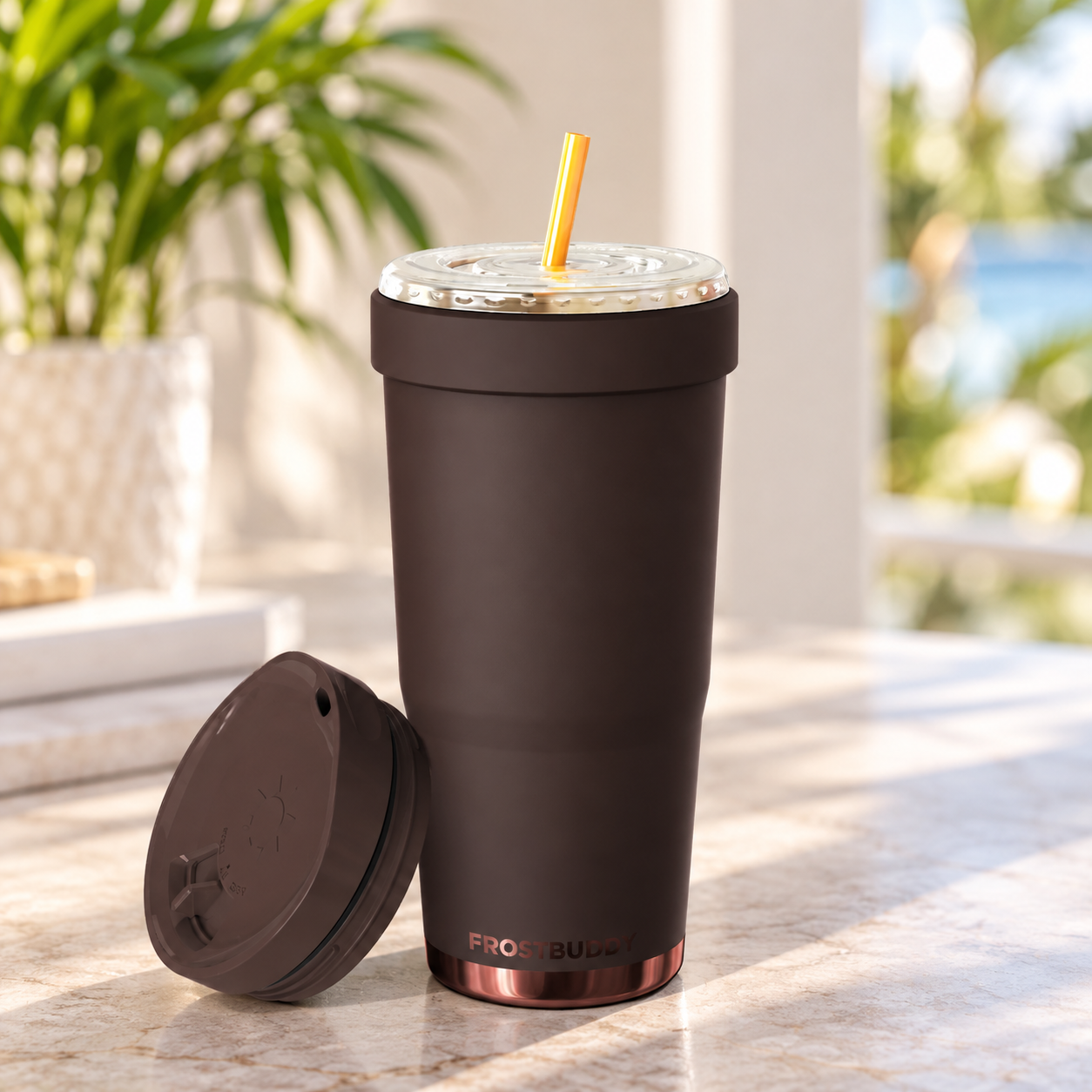 FrostBuddy To-Go Buddy 30oz - Espresso - Image 4