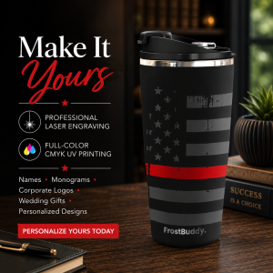 Alternative view of FrostBuddy To-Go Buddy 30oz - Firefighter Black