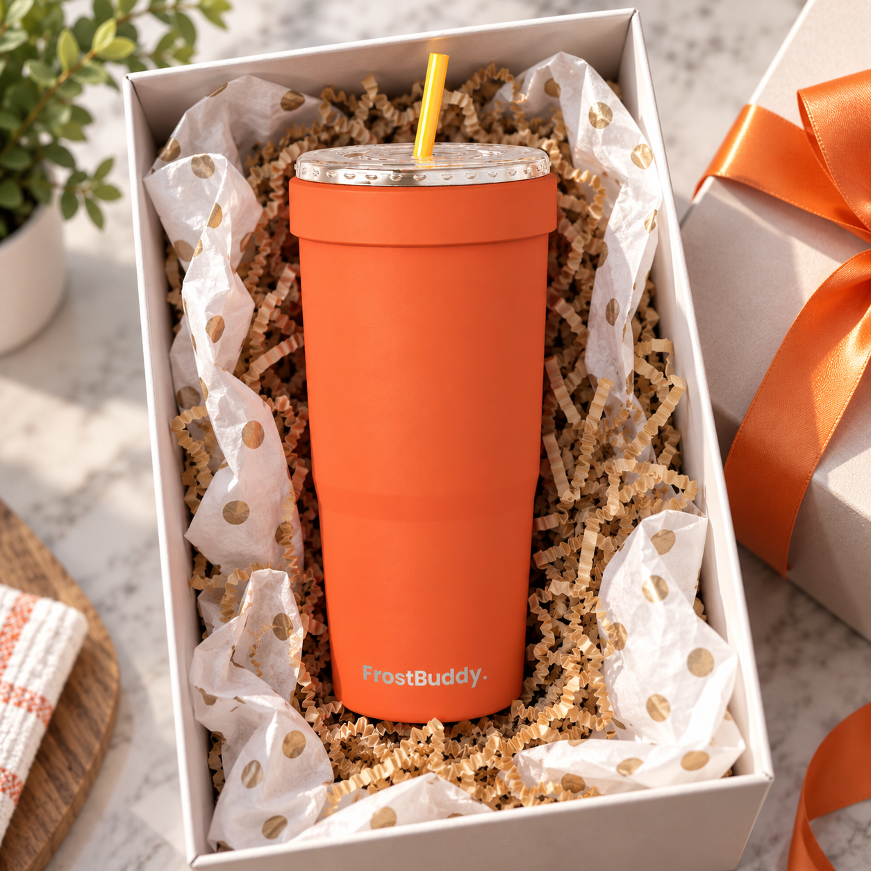 FrostBuddy To-Go Buddy 30oz - Orange - Image 3