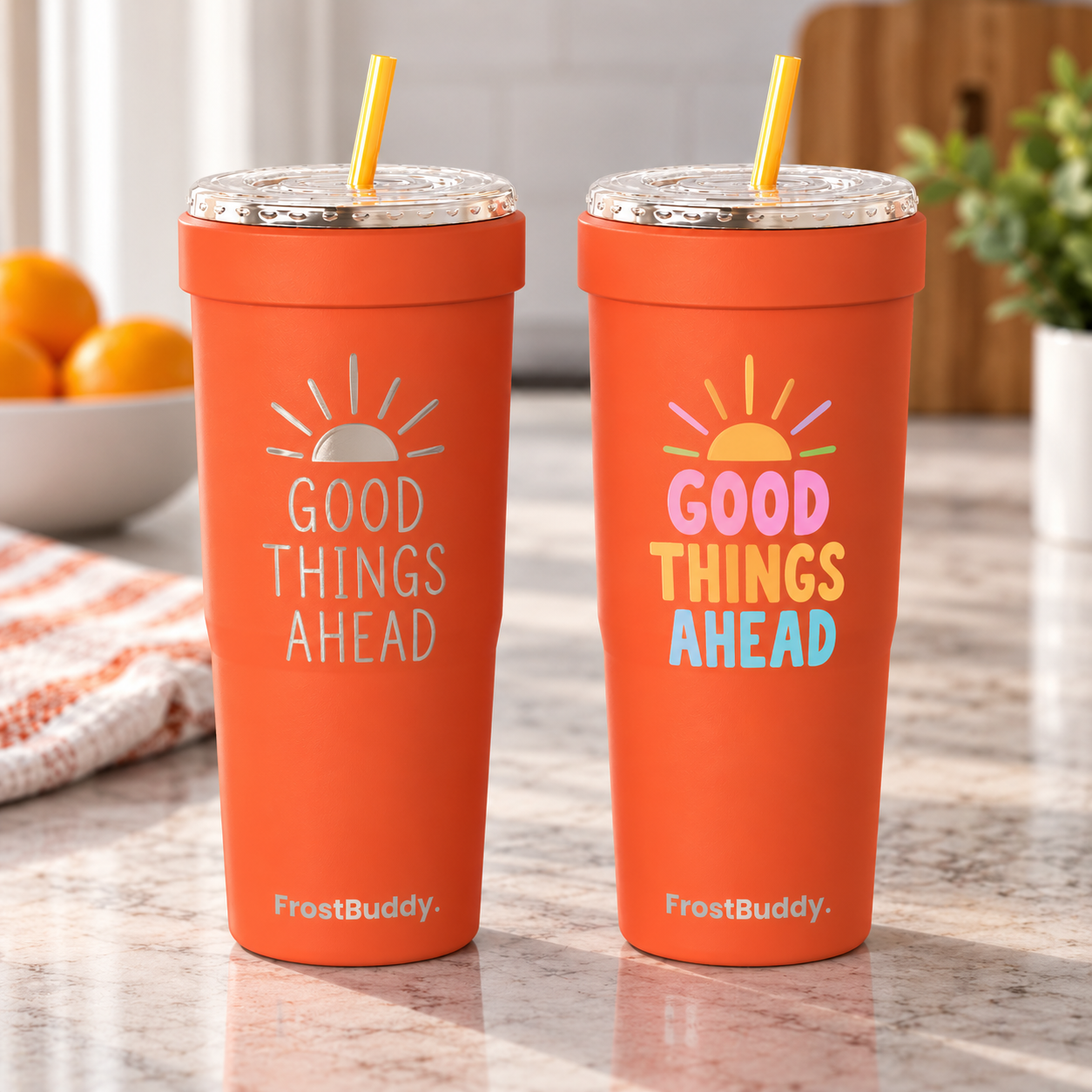 FrostBuddy To-Go Buddy 30oz - Orange - Image 2