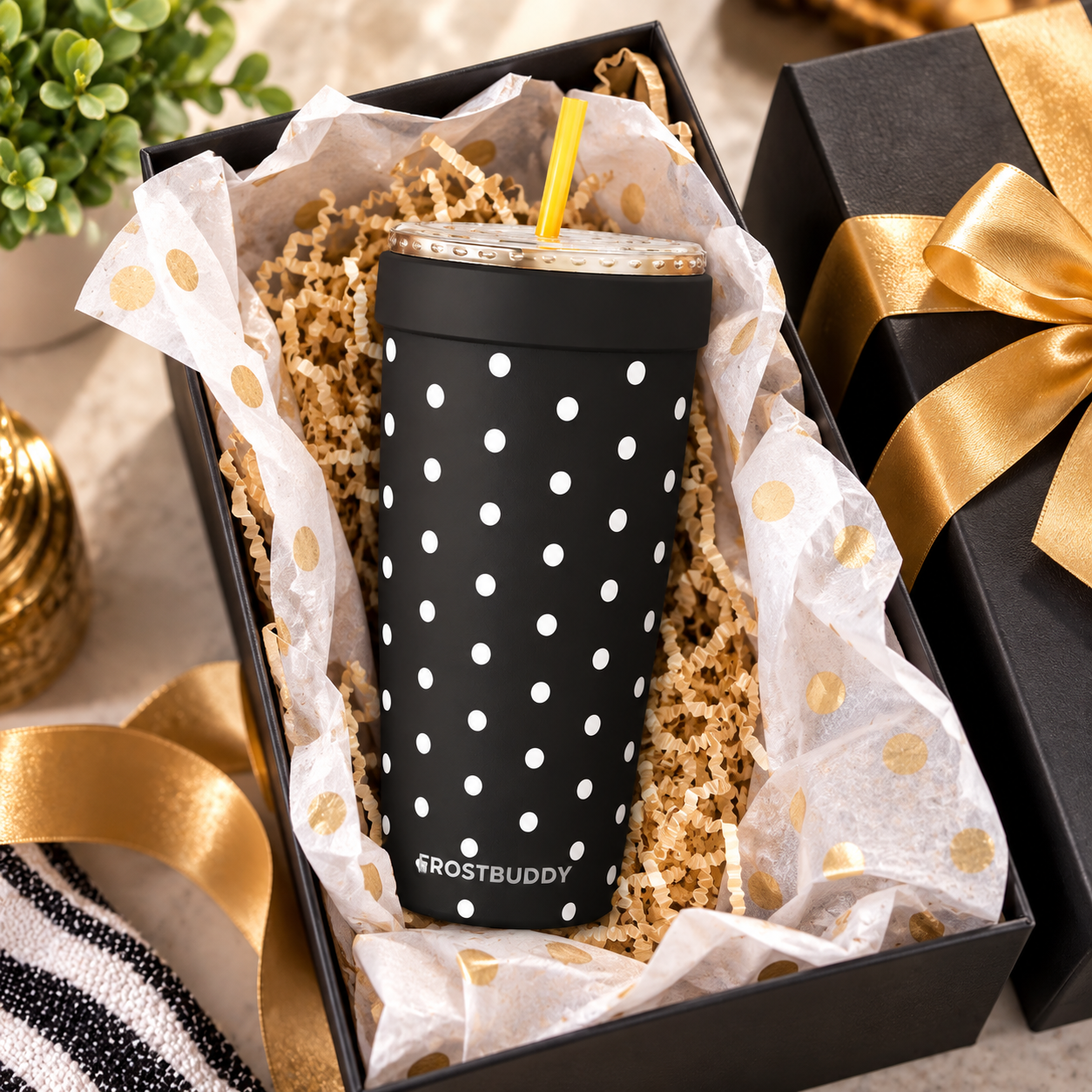 FrostBuddy To-Go Buddy 30oz - Polka Dot - Image 3