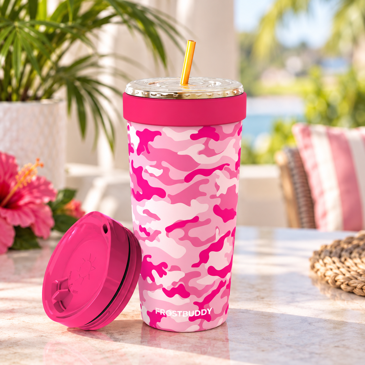 FrostBuddy To-Go Buddy 30oz - Pink Camo - Image 3