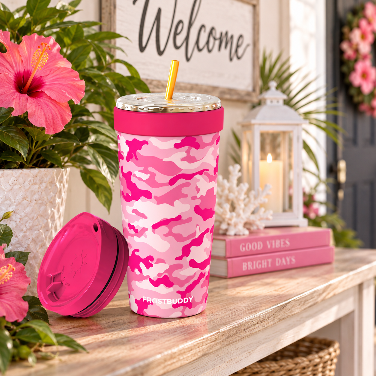 FrostBuddy To-Go Buddy 30oz - Pink Camo - Image 5