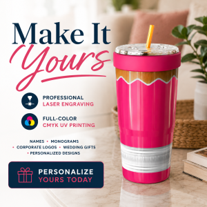 Alternative view of FrostBuddy To-Go Buddy 30oz - Pink Pencil