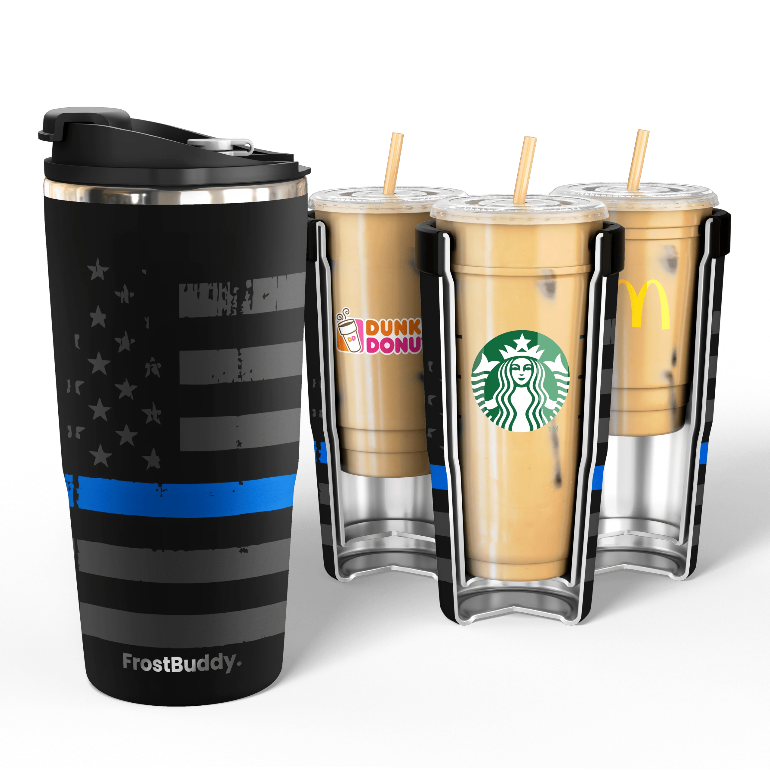 FrostBuddy To-Go Buddy 30oz - Police Black - Image 3