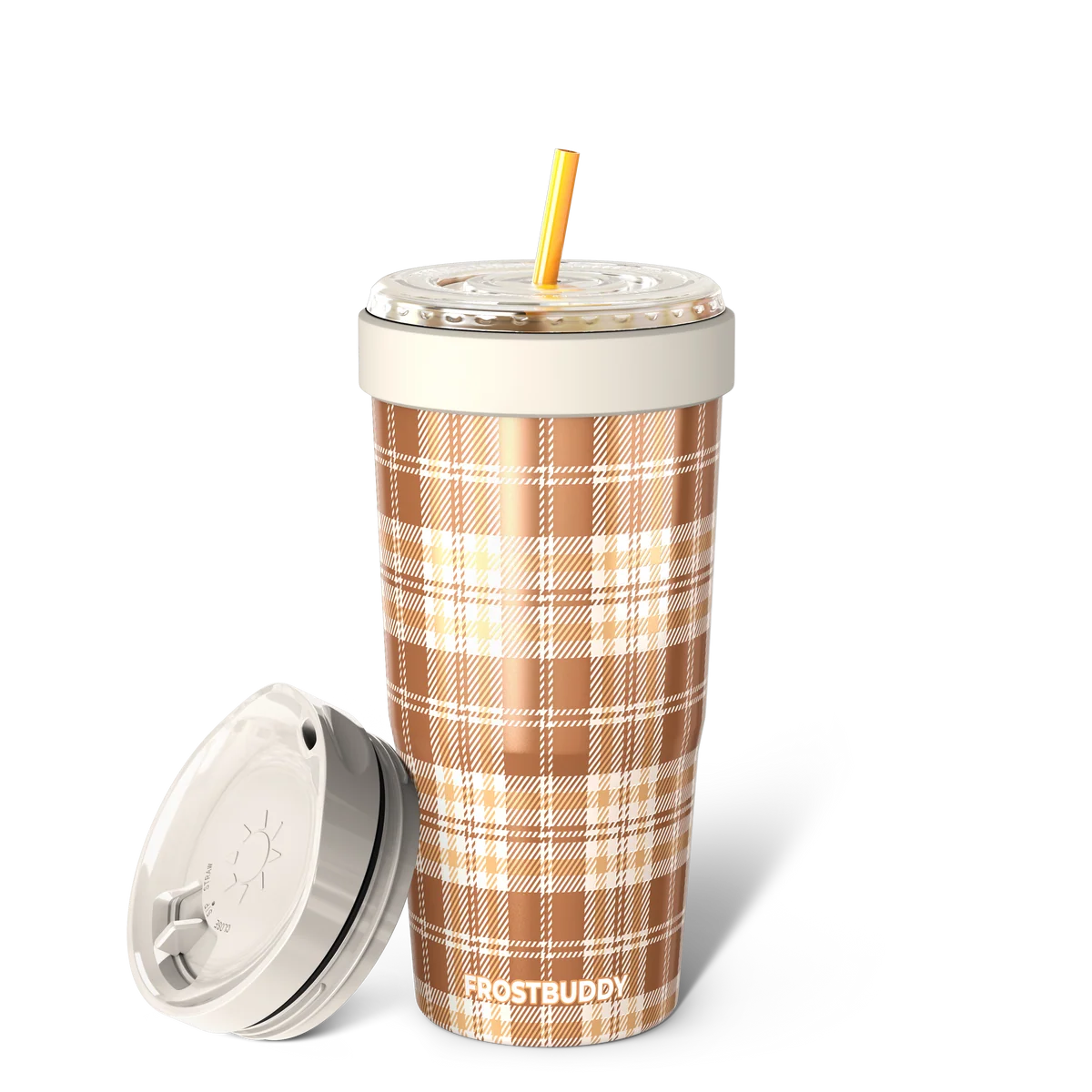 FrostBuddy To-Go Buddy 30oz - Pumpkin Patch Plaid - Image 5