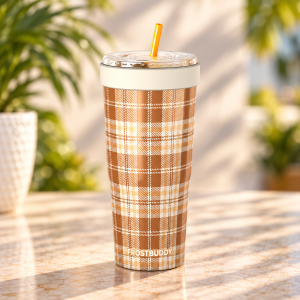 FrostBuddy To-Go Buddy 30oz - Pumpkin Patch Plaid