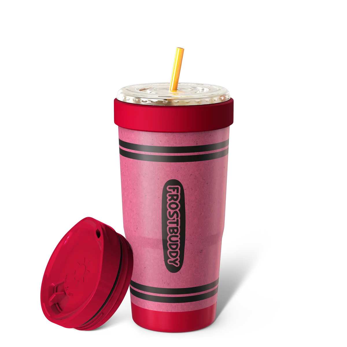 FrostBuddy To-Go Buddy 30oz - Red Crayon - Image 4