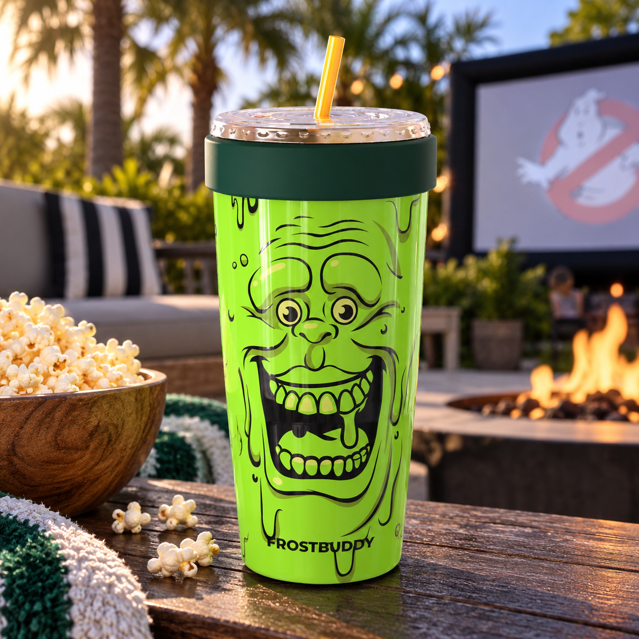 FrostBuddy To-Go Buddy 30oz - Ghostbusters™ | Slimer - Image 3