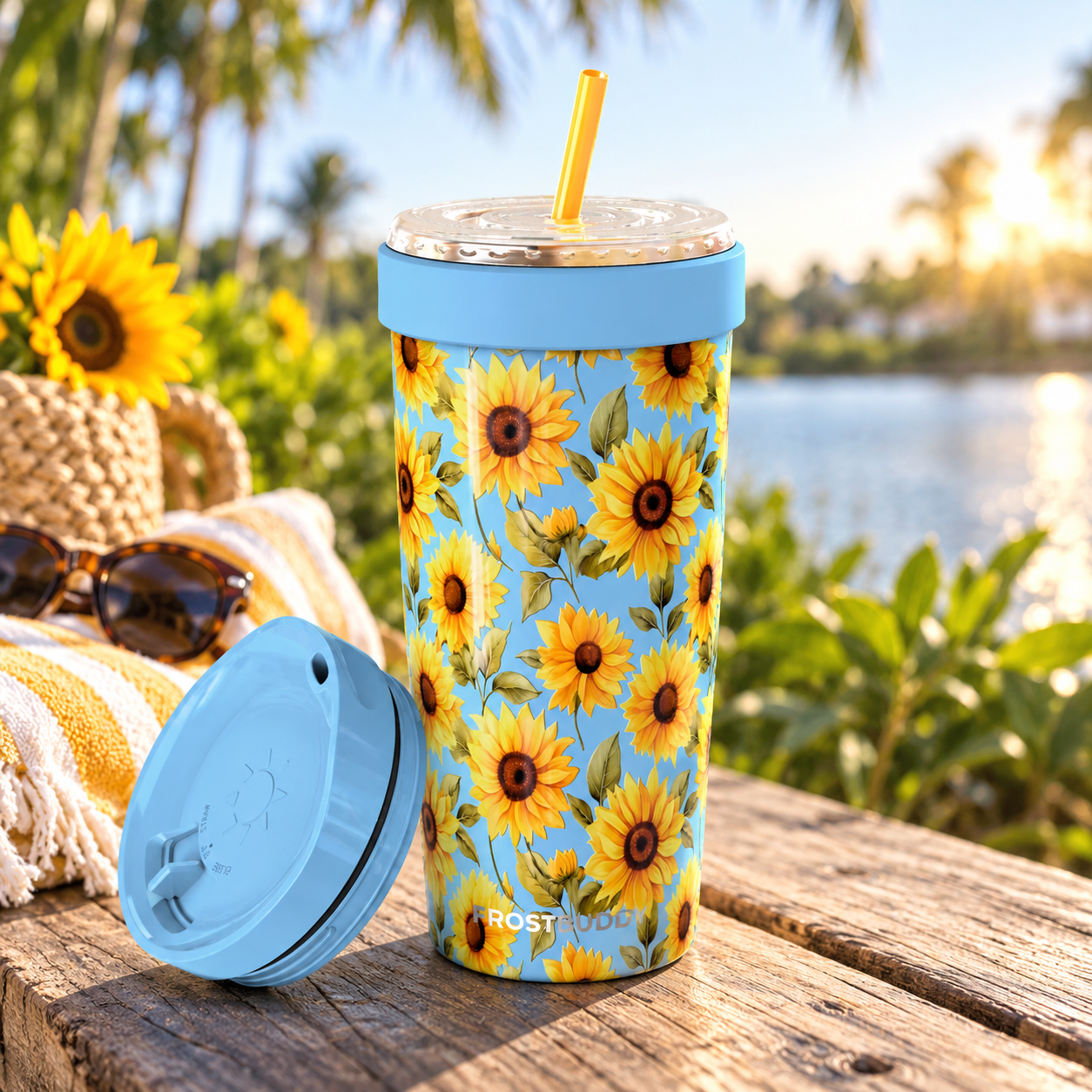 FrostBuddy To-Go Buddy 30oz - Sunflower Skies - Image 3