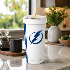 FrostBuddy To-Go Buddy 30oz - Tampa Lightning White