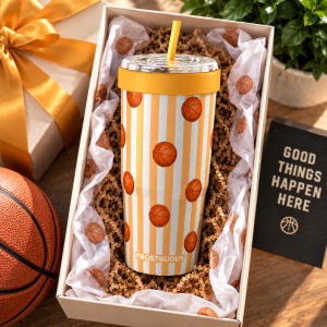 Alternative view of FrostBuddy To-Go Buddy 30oz - Vintage Basketball