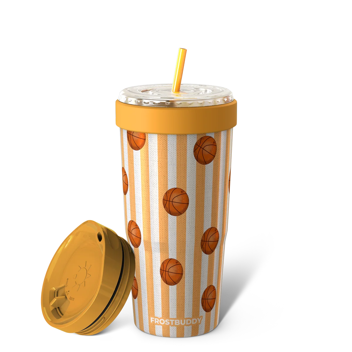 FrostBuddy To-Go Buddy 30oz - Vintage Basketball - Image 4