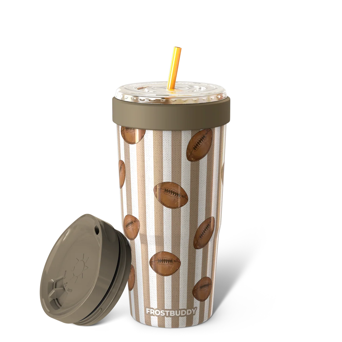 FrostBuddy To-Go Buddy 30oz - Vintage Football - Image 6