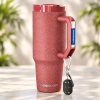 FrostBuddy Thicc Buddy 40oz - Burgundy Glitz