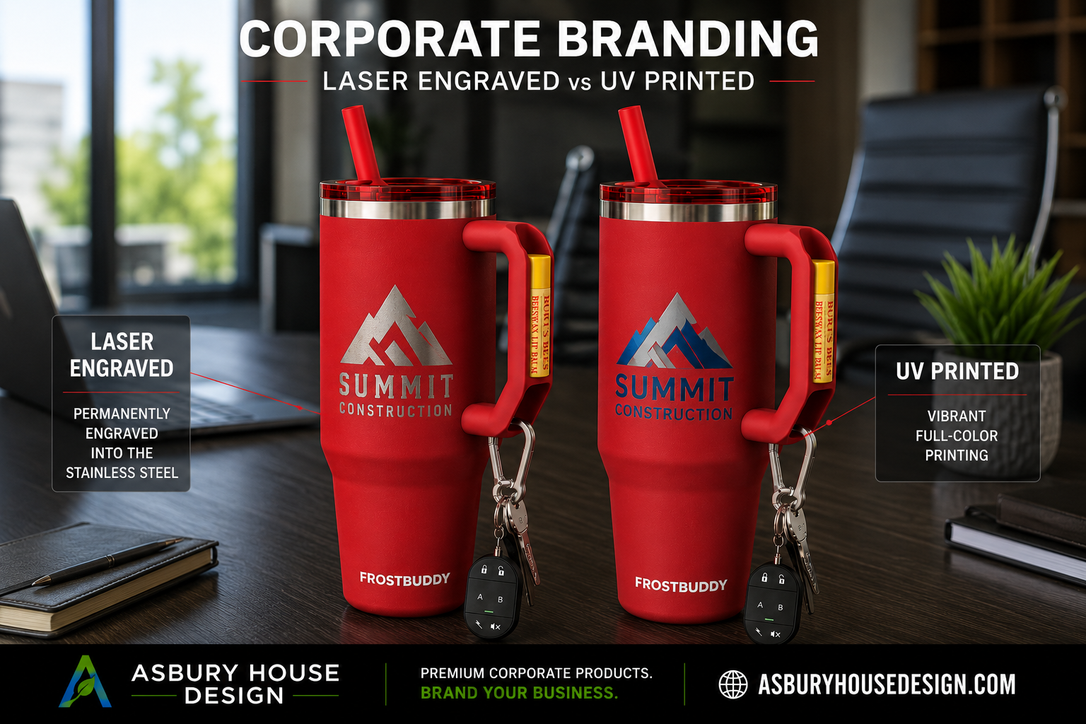 FrostBuddy Thicc Buddy 40oz - Crimson - Image 2