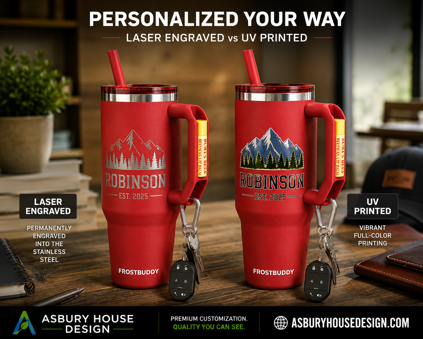 FrostBuddy Thicc Buddy 40oz - Crimson - Image 4