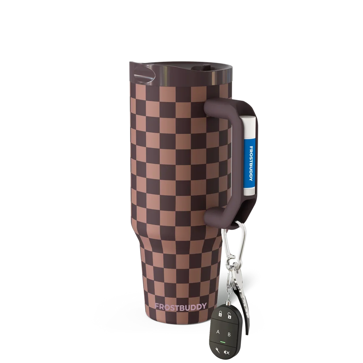 FrostBuddy Thicc Buddy 40oz - Espresso Checkered - Image 6