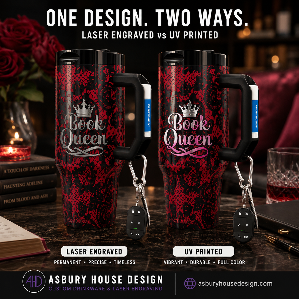 FrostBuddy Thicc Buddy 40oz - Knotty Red - Image 2