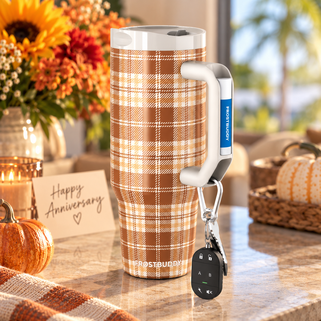 FrostBuddy Thicc Buddy 40oz - Pumpkin Patch Plaid - Image 3