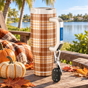 Alternative view of FrostBuddy Thicc Buddy 40oz - Pumpkin Patch Plaid