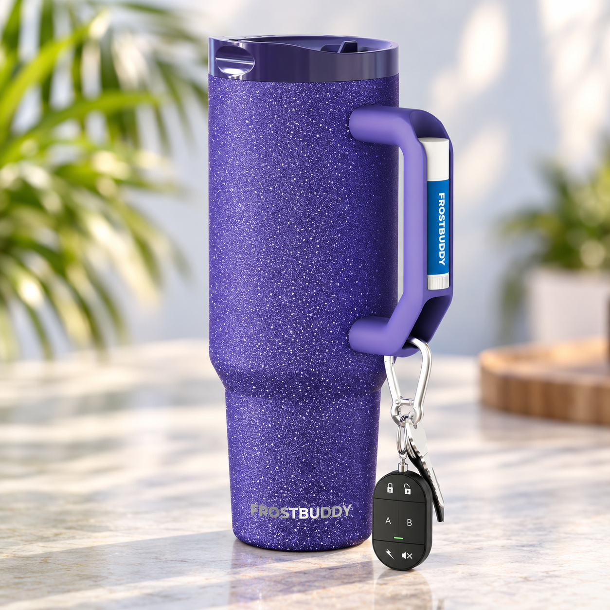 FrostBuddy Thicc Buddy 40oz - Purple Glitz