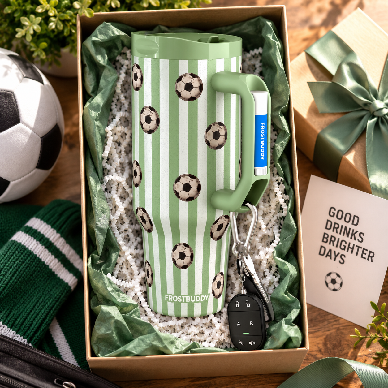FrostBuddy Thicc Buddy 40oz - Vintage Soccer - Image 3