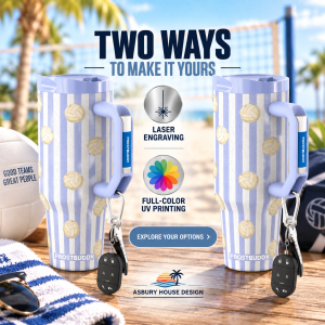 Alternative view of FrostBuddy Thicc Buddy 40oz - Vintage Volleyball
