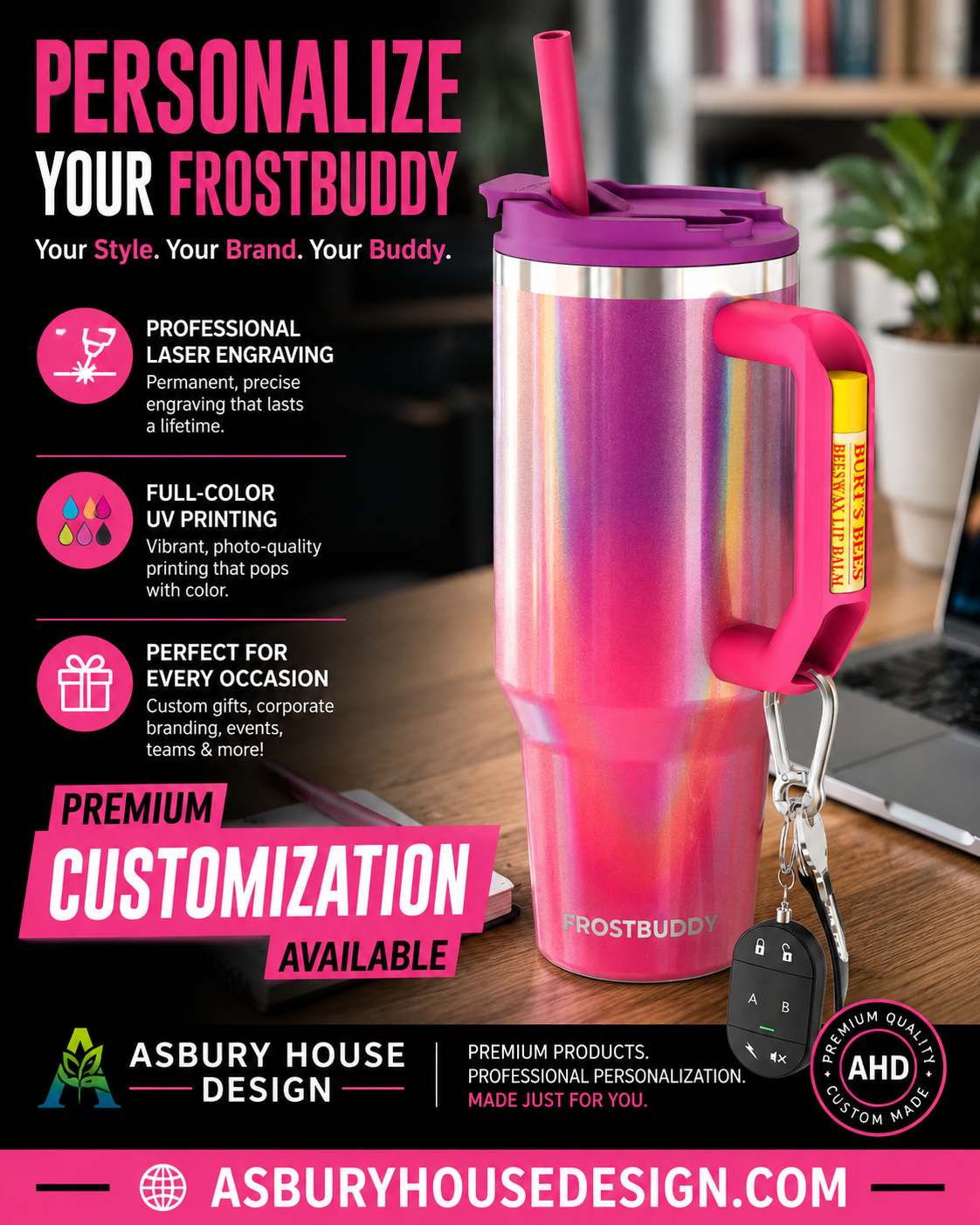 FrostBuddy Thicc Buddy 40oz - Violet Haze - Image 3