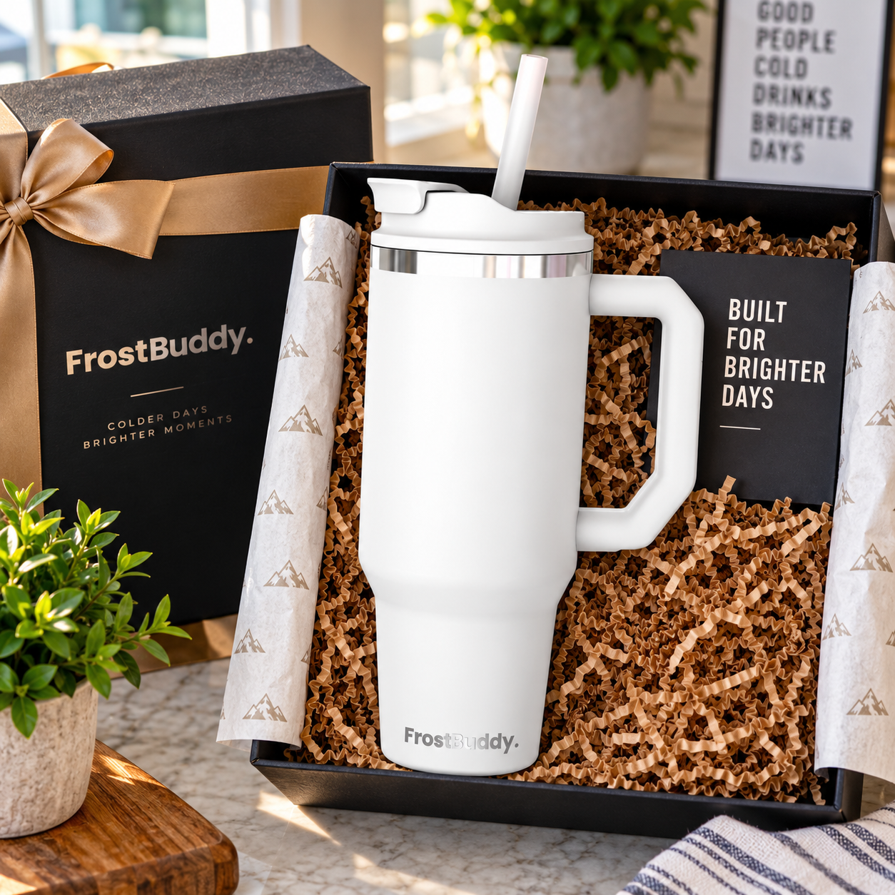 FrostBuddy Thicc Buddy 40oz - White - Image 3