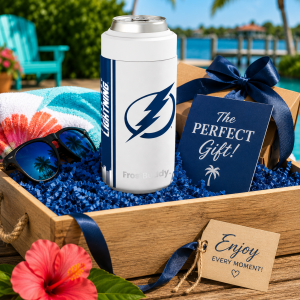 Alternative view of FrostBuddy Universal Buddy - Tampa Lightning White